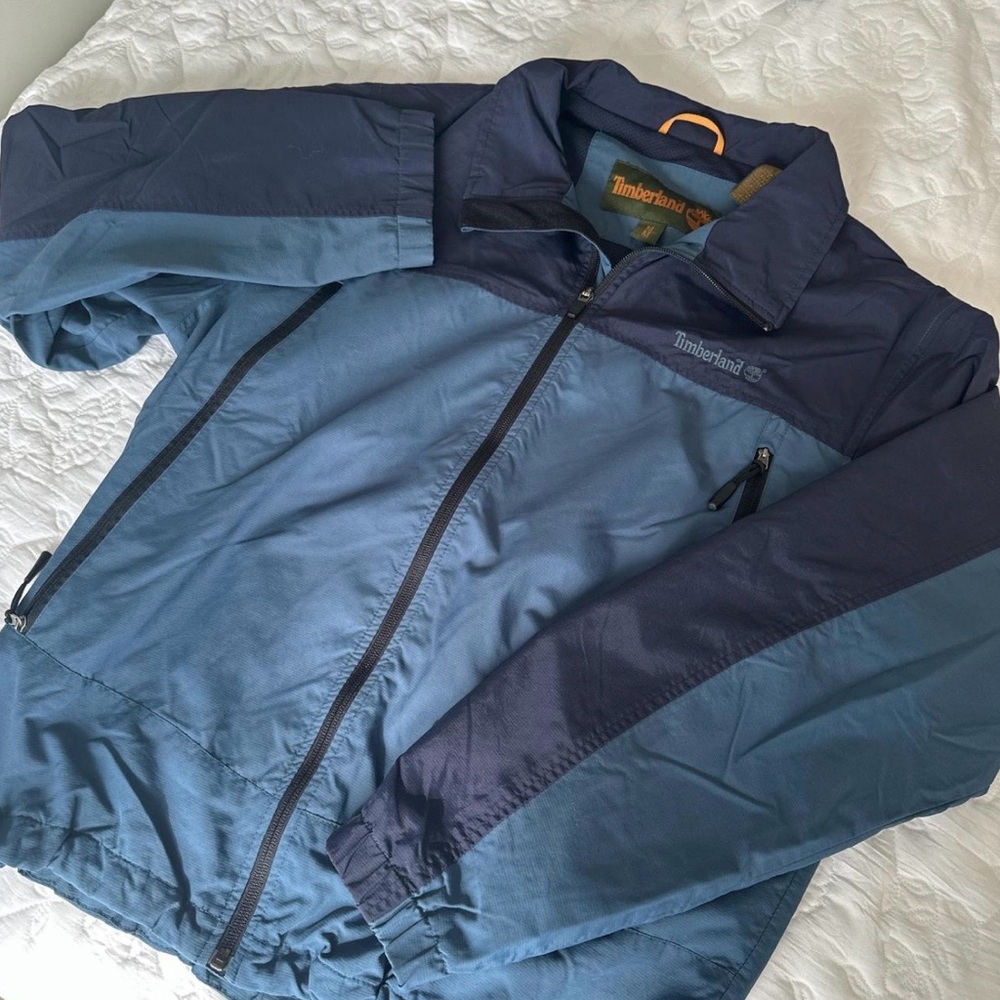 Timberland Two-Tone Blue Lightweight Jacket